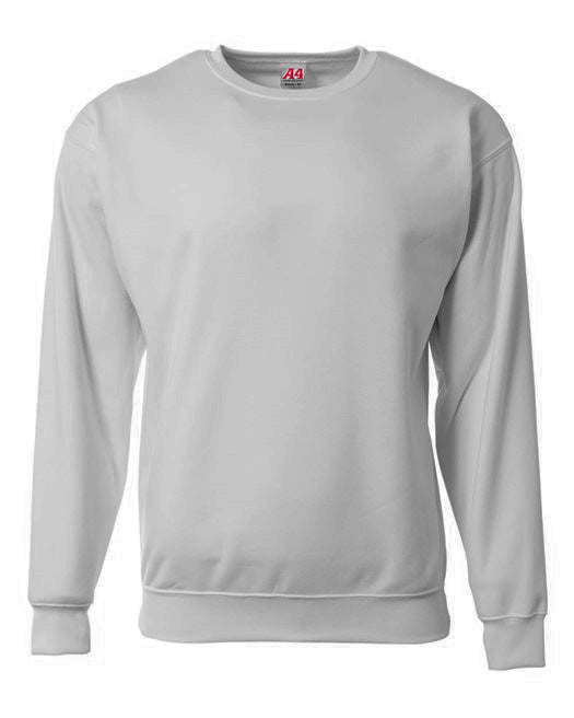 A4 N4275 Sprint Fleece Sweatshirt - Silver - s