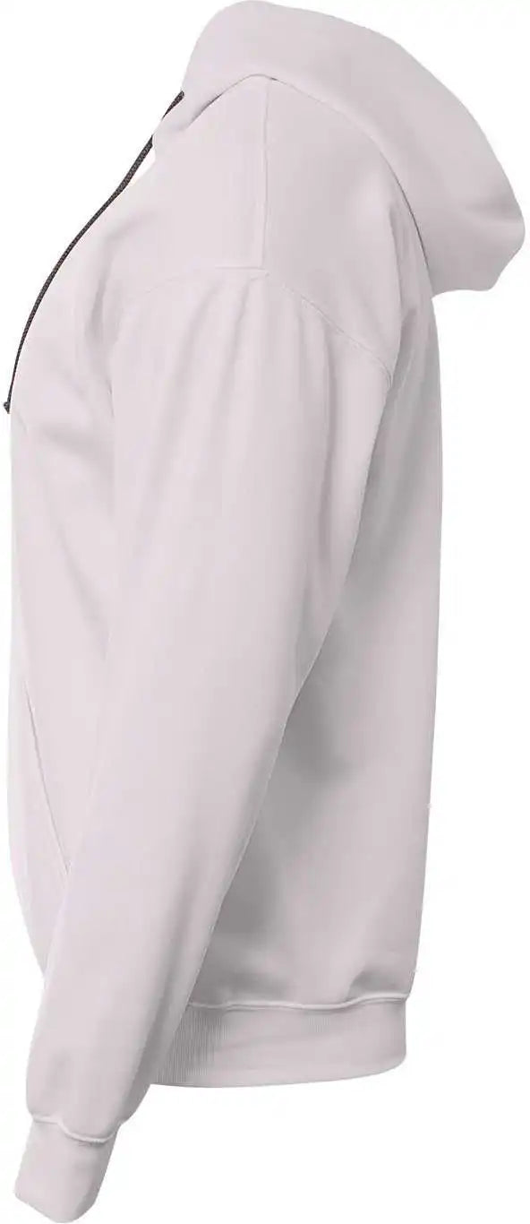 A4 N4279 Adult Sprint Fleece Hoodie White