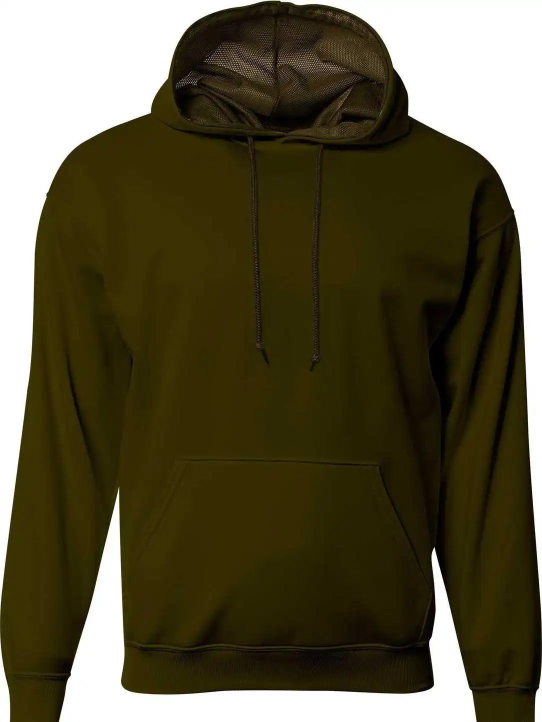 A4 N4279 Men’s Sprint Tech Fleece Hooded Sweatshirt - Military Green
