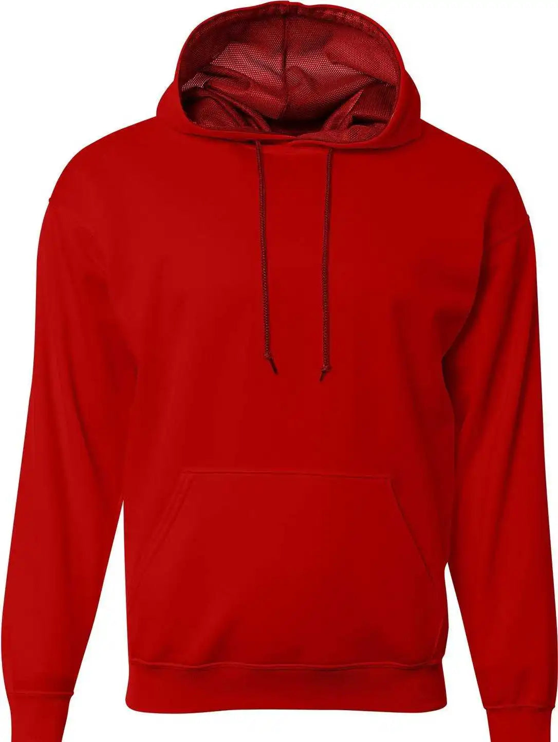 A4 N4279 Men’s Sprint Tech Fleece Hooded Sweatshirt - Scarlet