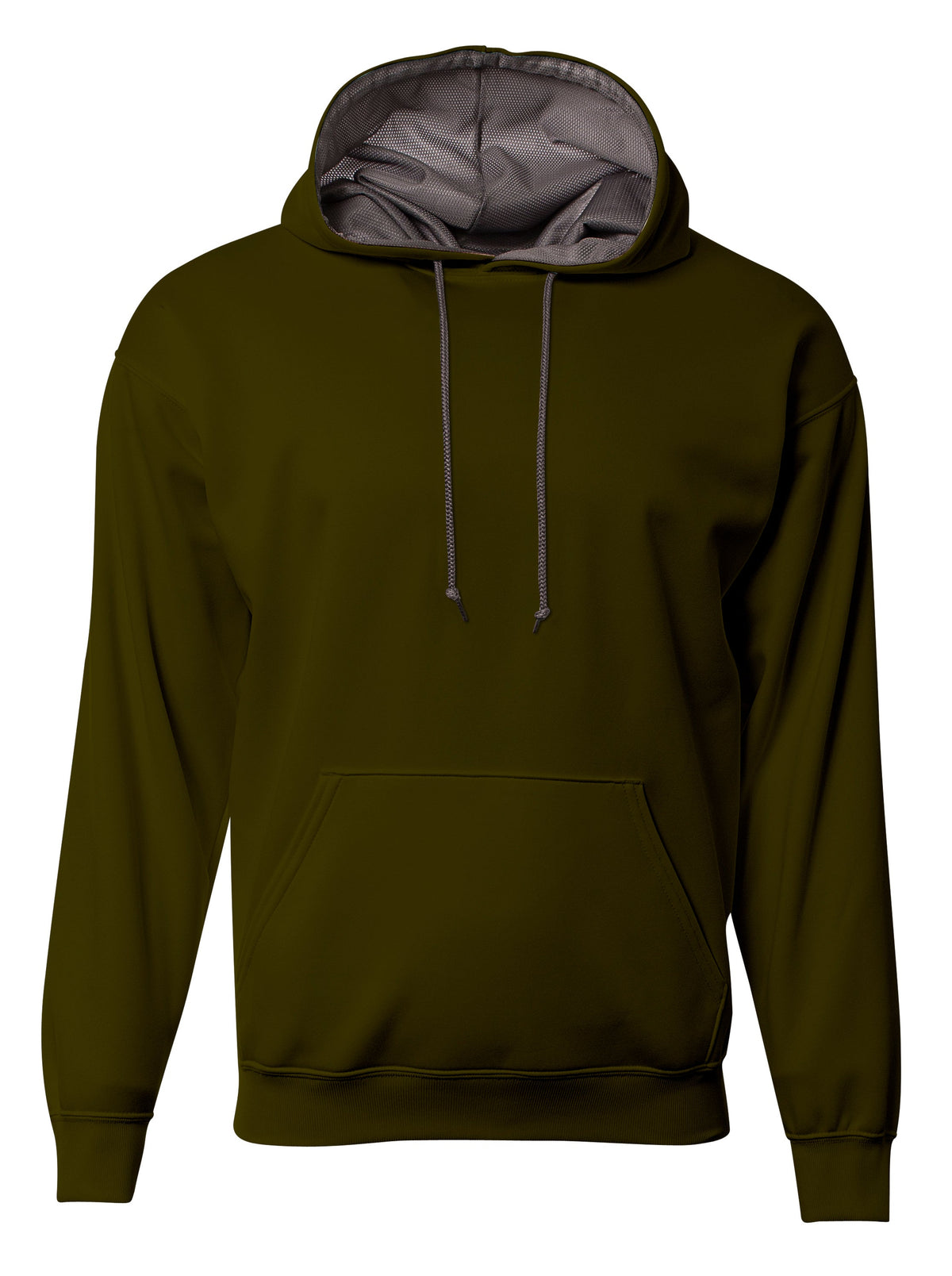 A4 N4279 Sprint Fleece Hoodie - Military Green Graphite