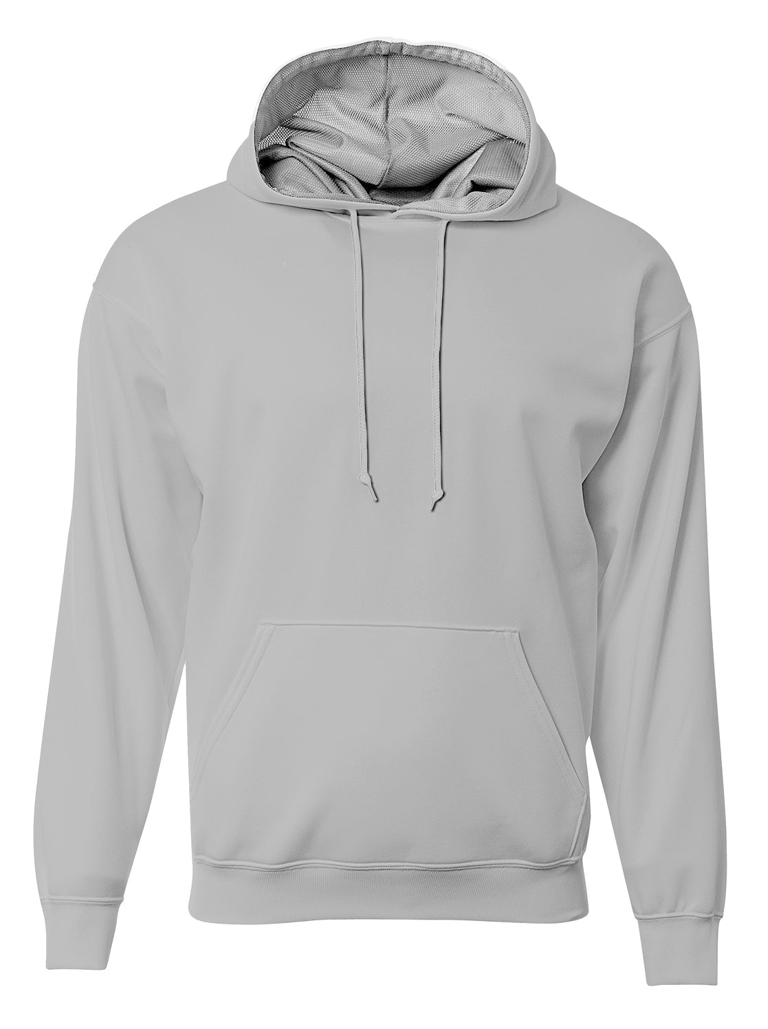 A4 N4279 Sprint Fleece Hoodie - Silver - Gray-light / Adult s