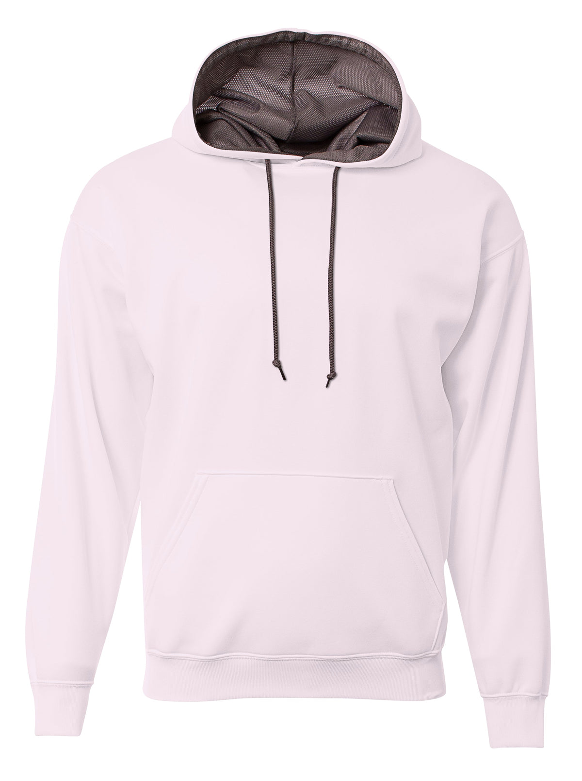 A4 N4279 Sprint Fleece Hoodie - White Graphite