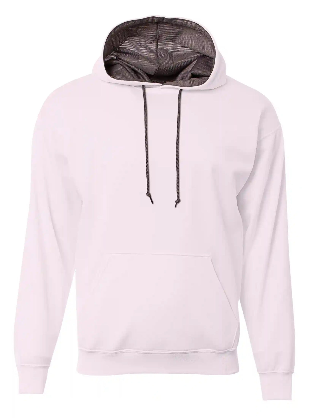 A4 N4279 Sprint Fleece Hoodie - White Graphite