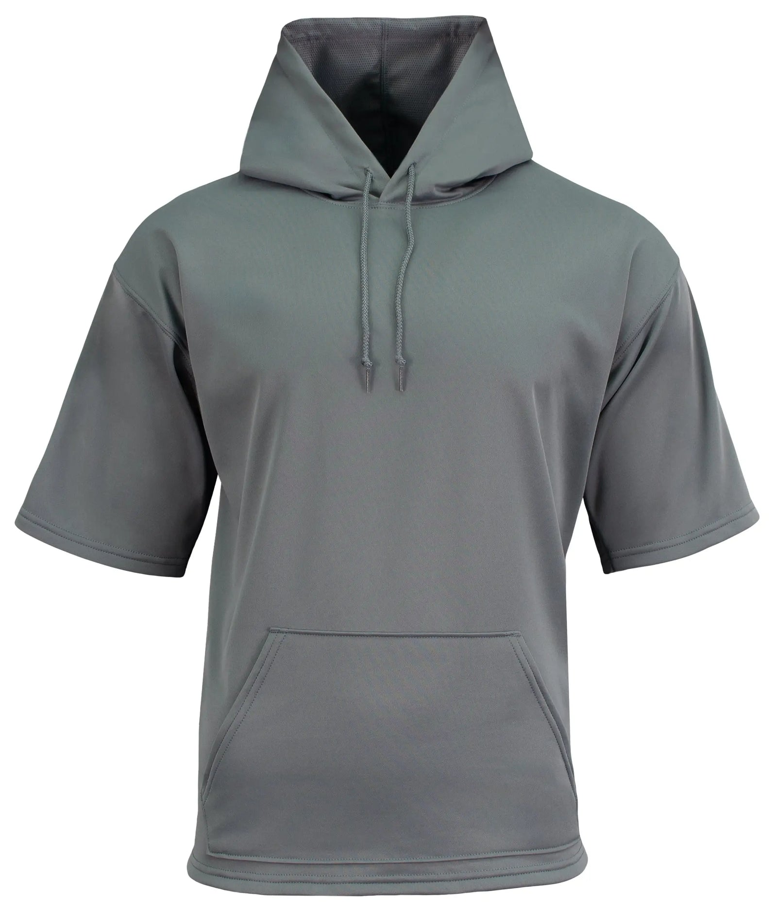 A4 N4281 Sprint Short Sleeve Fleece Hoodie - Graphite