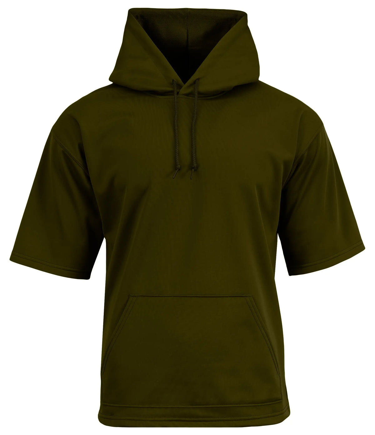 A4 N4281 Sprint Short Sleeve Fleece Hoodie - Military-green - Olive / Adult s
