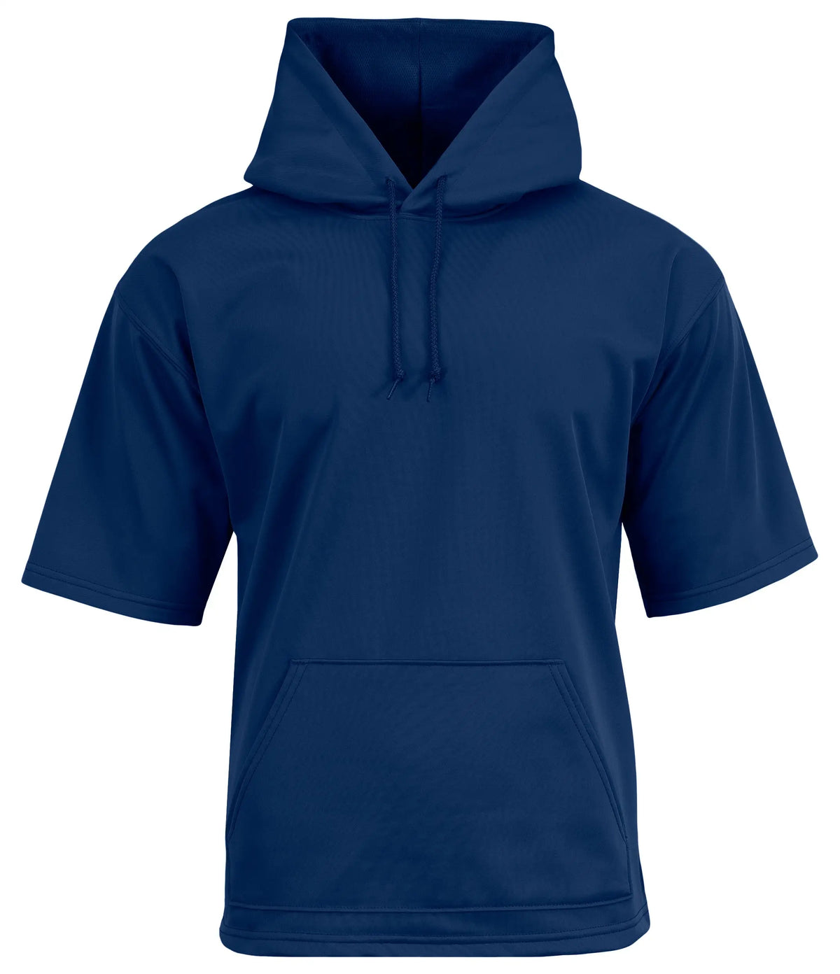 A4 N4281 Sprint Short Sleeve Fleece Hoodie - Navy
