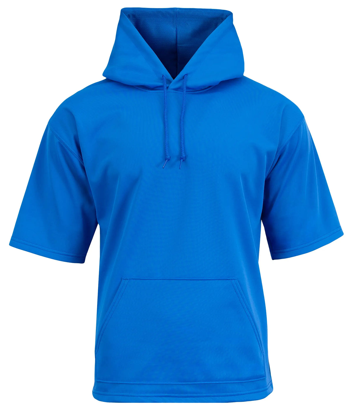 A4 N4281 Sprint Short Sleeve Fleece Hoodie - Royal - Adult s