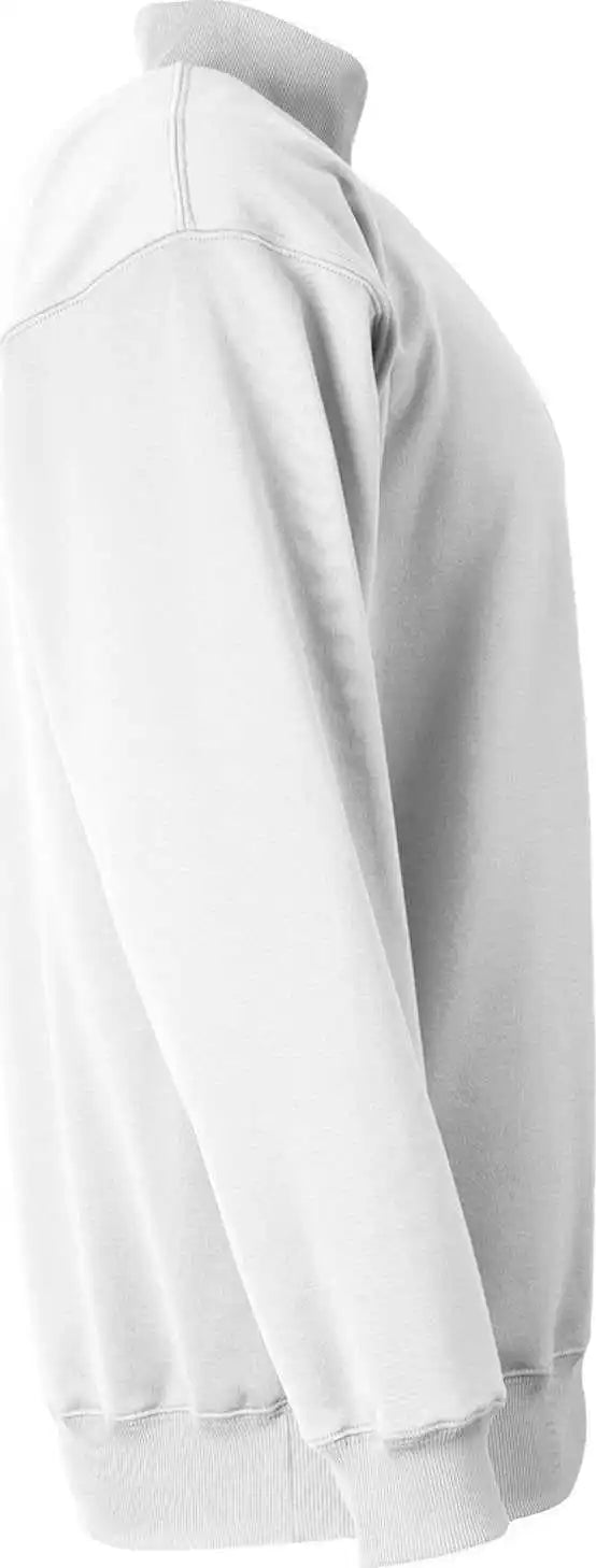 A4 N4282 Adult Sprint Fleece Quarter-zip - White