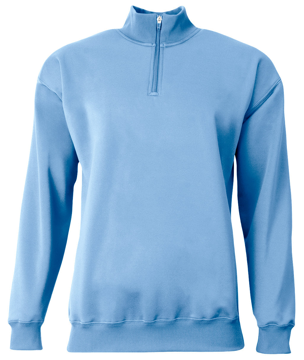 A4 N4282 Sprint Fleece Quarter Zip - Light Blue