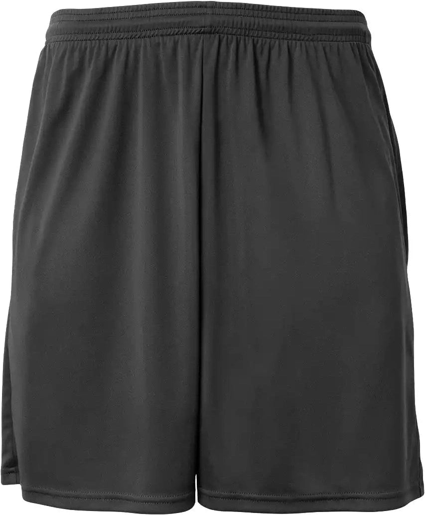 A4 N5065 Cooling Short with Pockets - Graphite - Dark Gray / Adult s