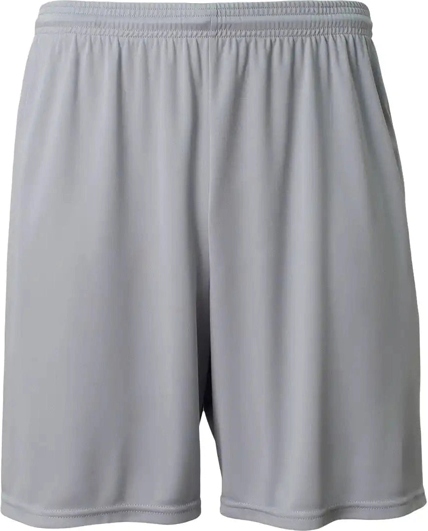 A4 N5065 Cooling Short with Pockets - Silver - Light Gray / Adult s