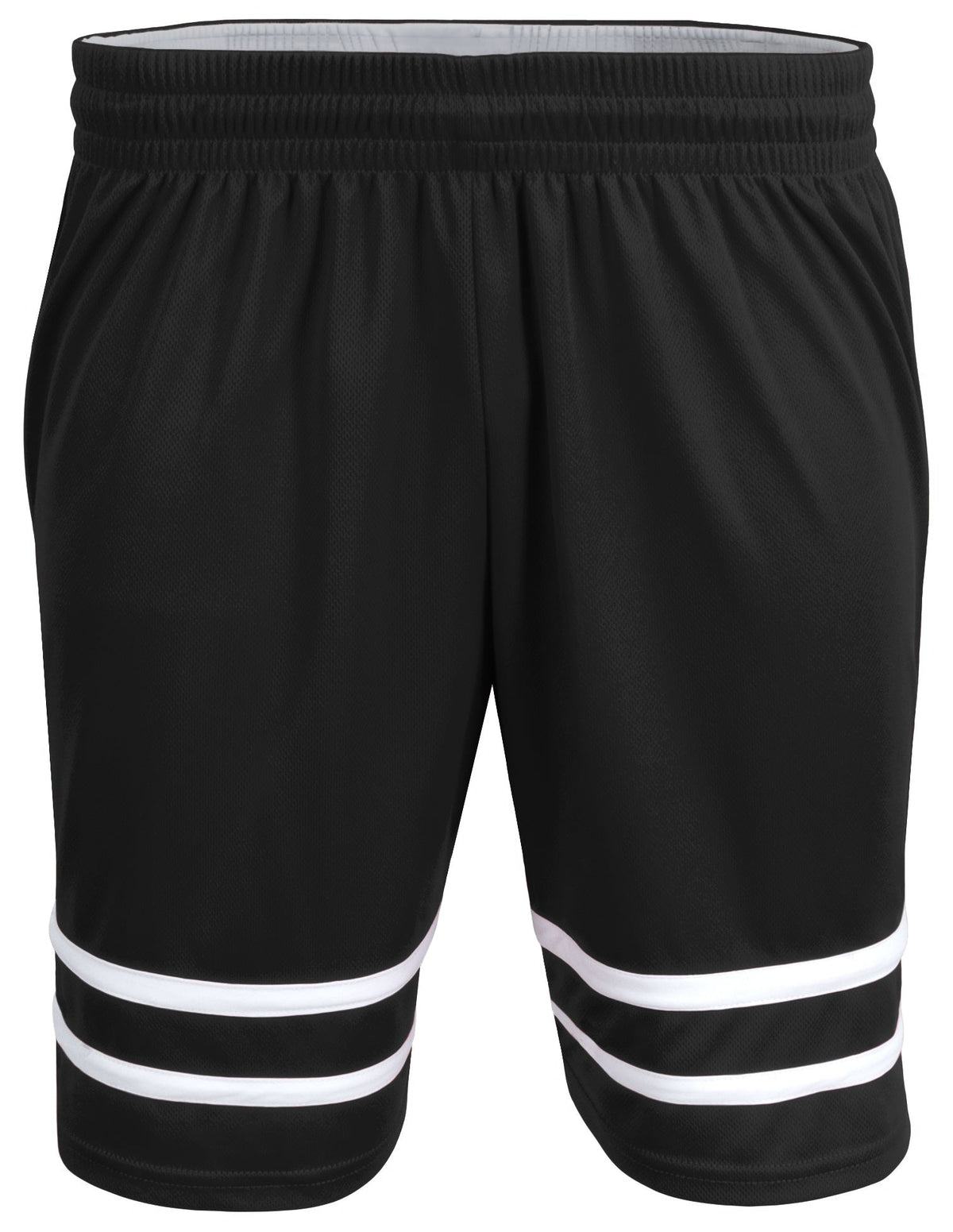 A4 N5091 Mvp Reversible Basketball Shorts - Black White - Adult s