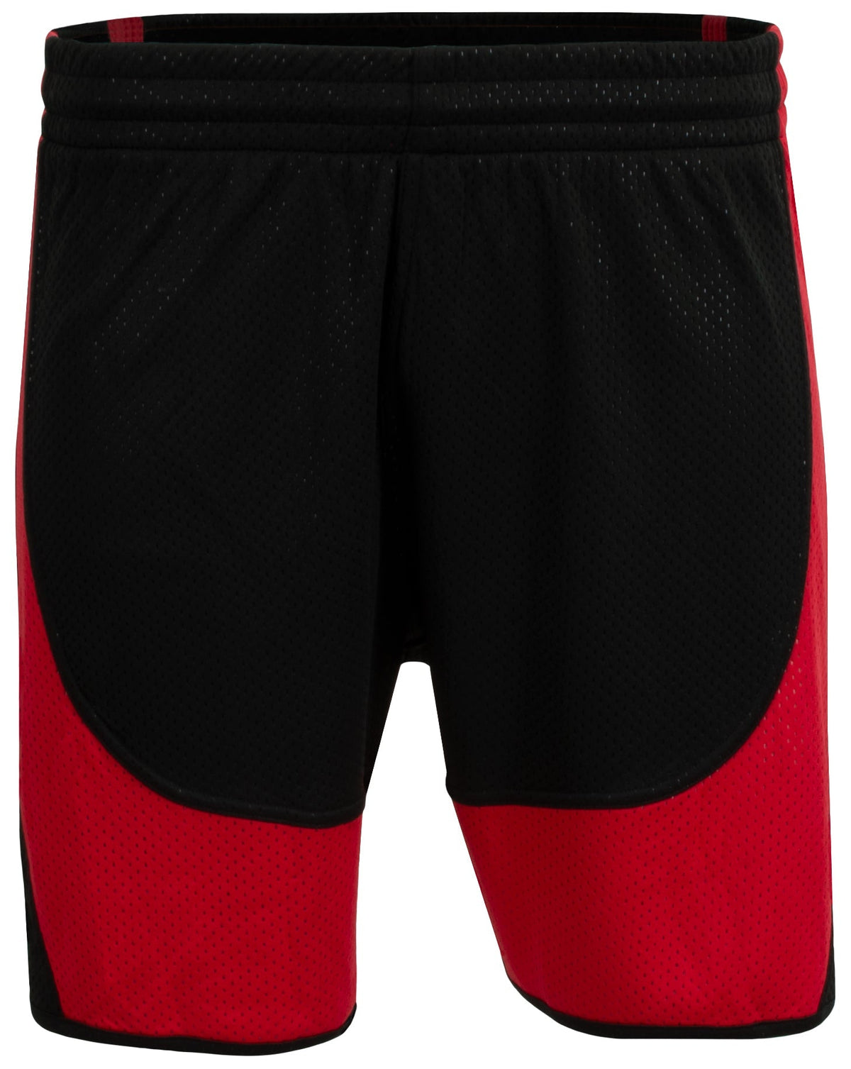A4 N5092 Wave Single-ply Reversible Shorts - Black Red - Adult s