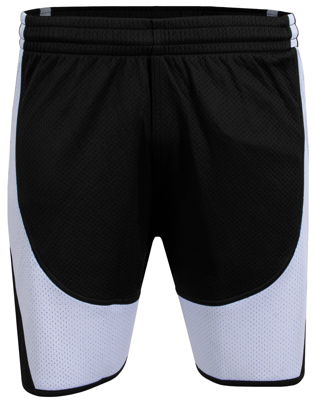 A4 N5092 Wave Single-ply Reversible Shorts - Black White - Adult s