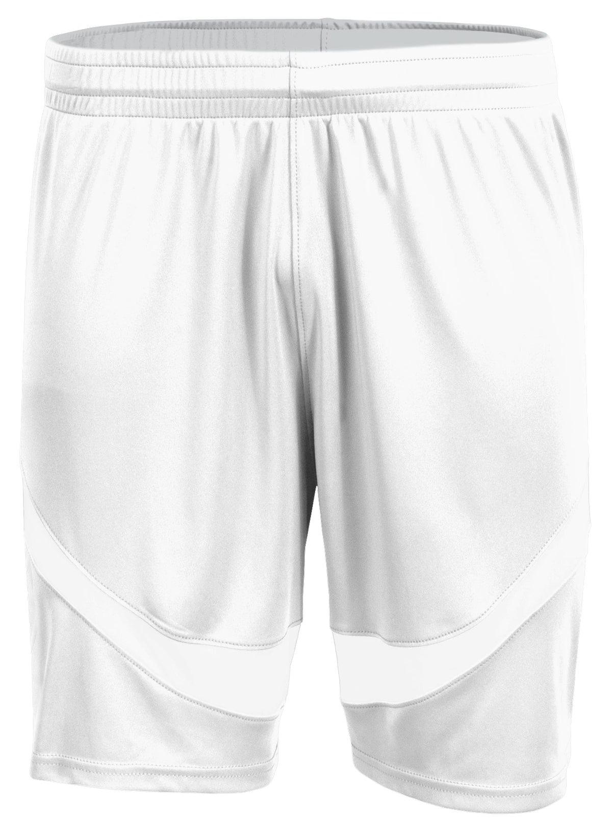 A4 N5095 Step Back Basketball Shorts - White - Adult s