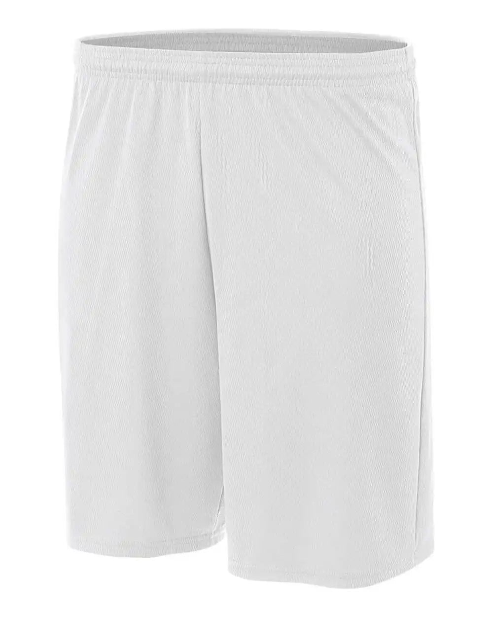 A4 N5281 9’’ Cooling Performance Power Mesh Practice Short White