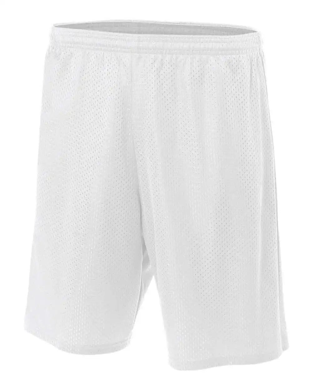 A4 N5293 7’’ Lined Tricot Mesh Shorts White