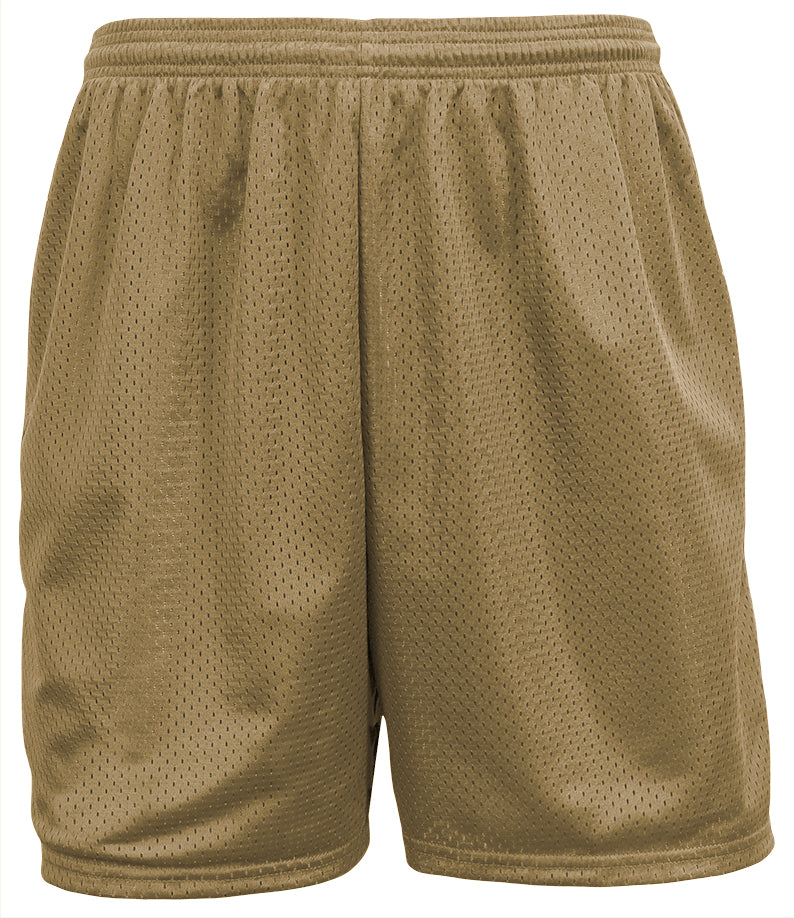 A4 N5294 Sprint 5’’ Lined Tricot Mesh Shorts - Gold - Adult Xs