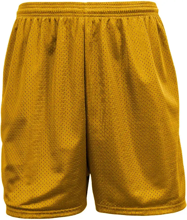 A4 N5294 Sprint 5’’ Lined Tricot Mesh Shorts - Gold - Adult Xs