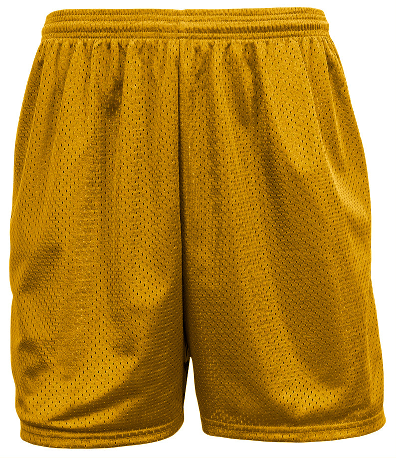 A4 N5294 Sprint 5’’ Lined Tricot Mesh Shorts - Vegas Gold