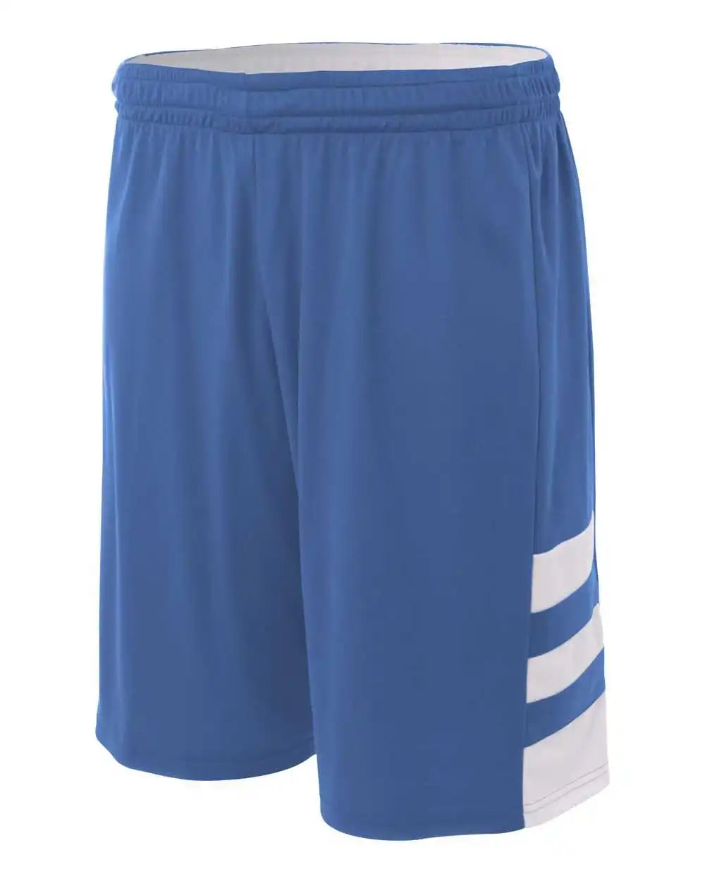 A4 N5334 10’’ Reversible Speedway Short - Royal White