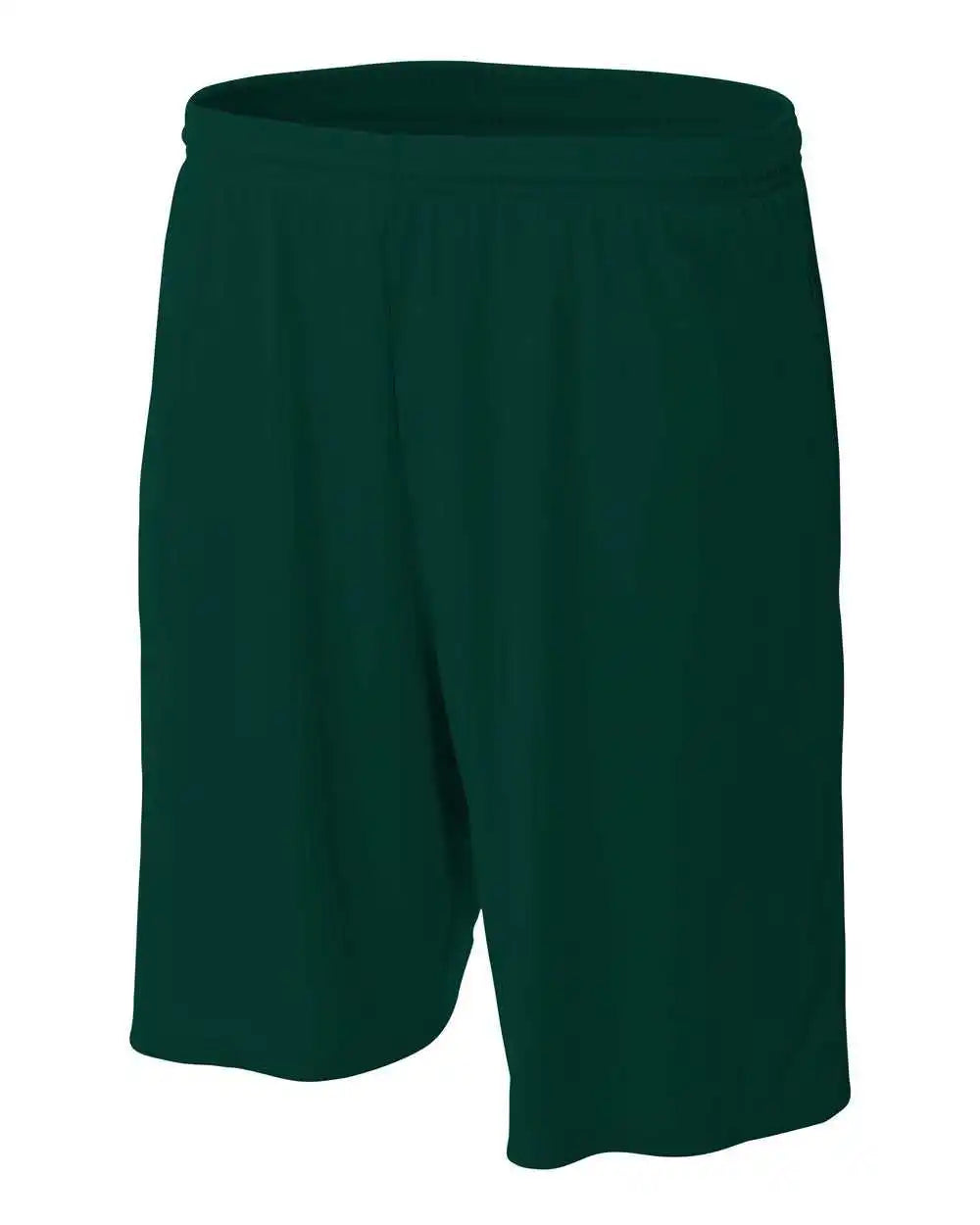 A4 N5338 9’’ Moisture Management Short with Side Pockets - Forest