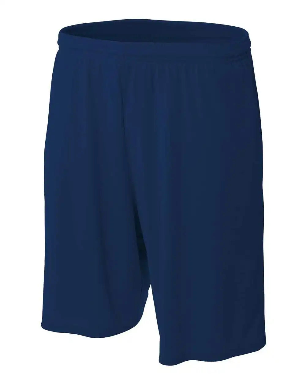 A4 N5338 9’’ Moisture Management Short with Side Pockets - Navy