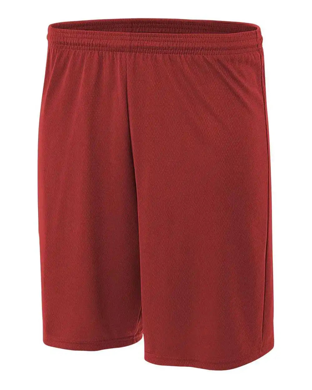A4 N5378 7’’ Power Mesh Practice Short - Scarlet