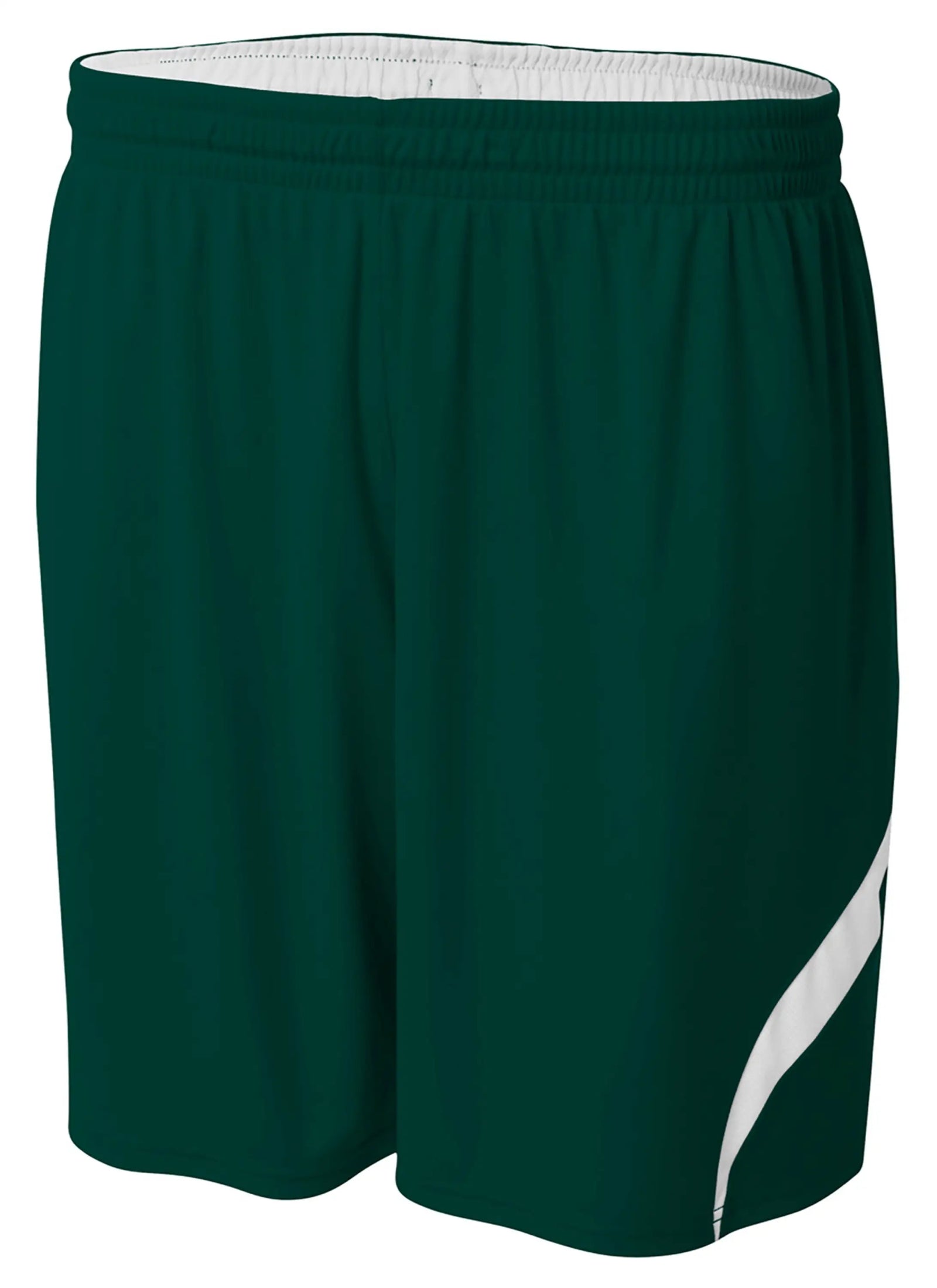 A4 N5389 7’’ Double Reversible Short - Forest White - Adult s