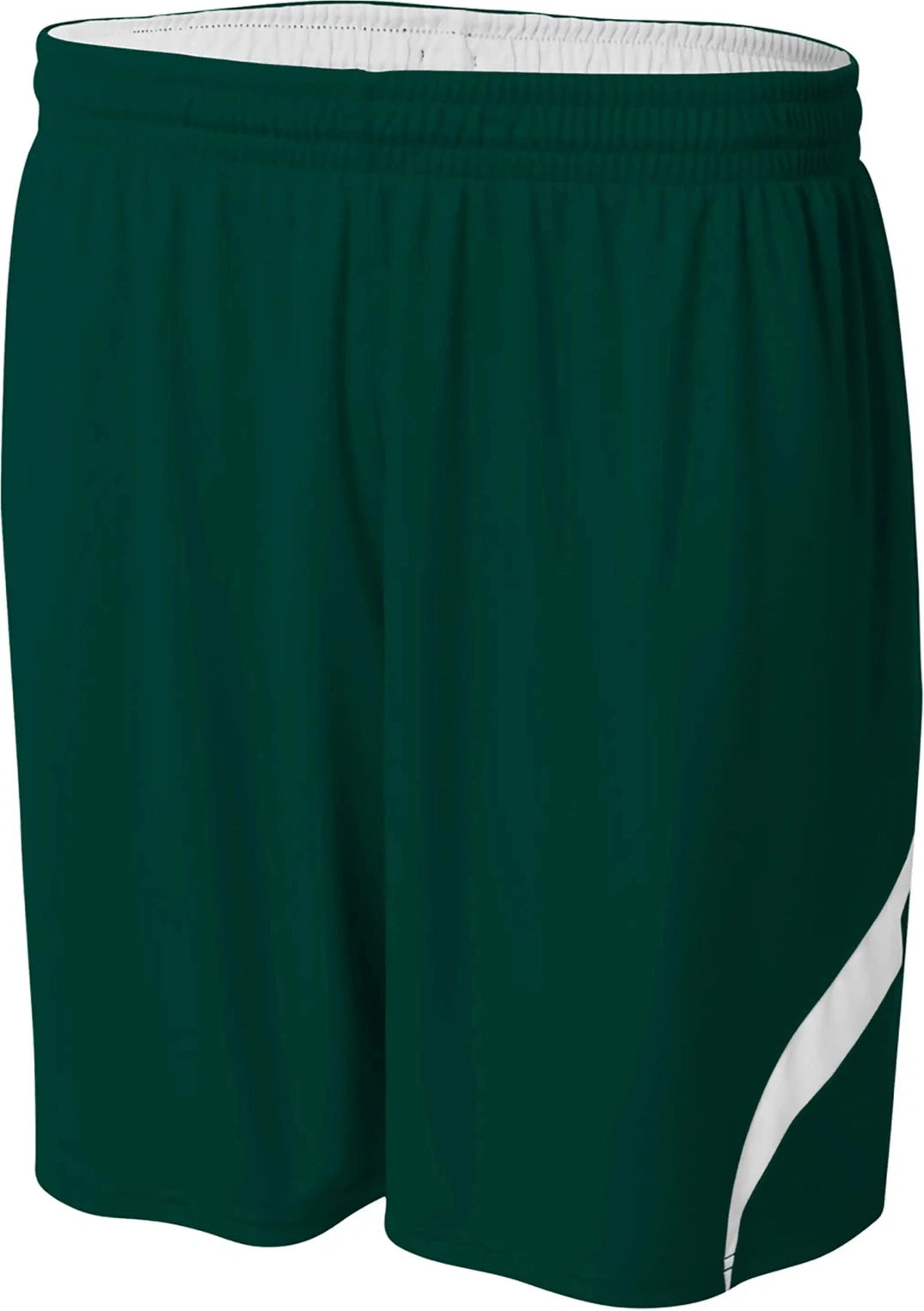A4 N5389 7’’ Double Reversible Short - Forest White - Adult s