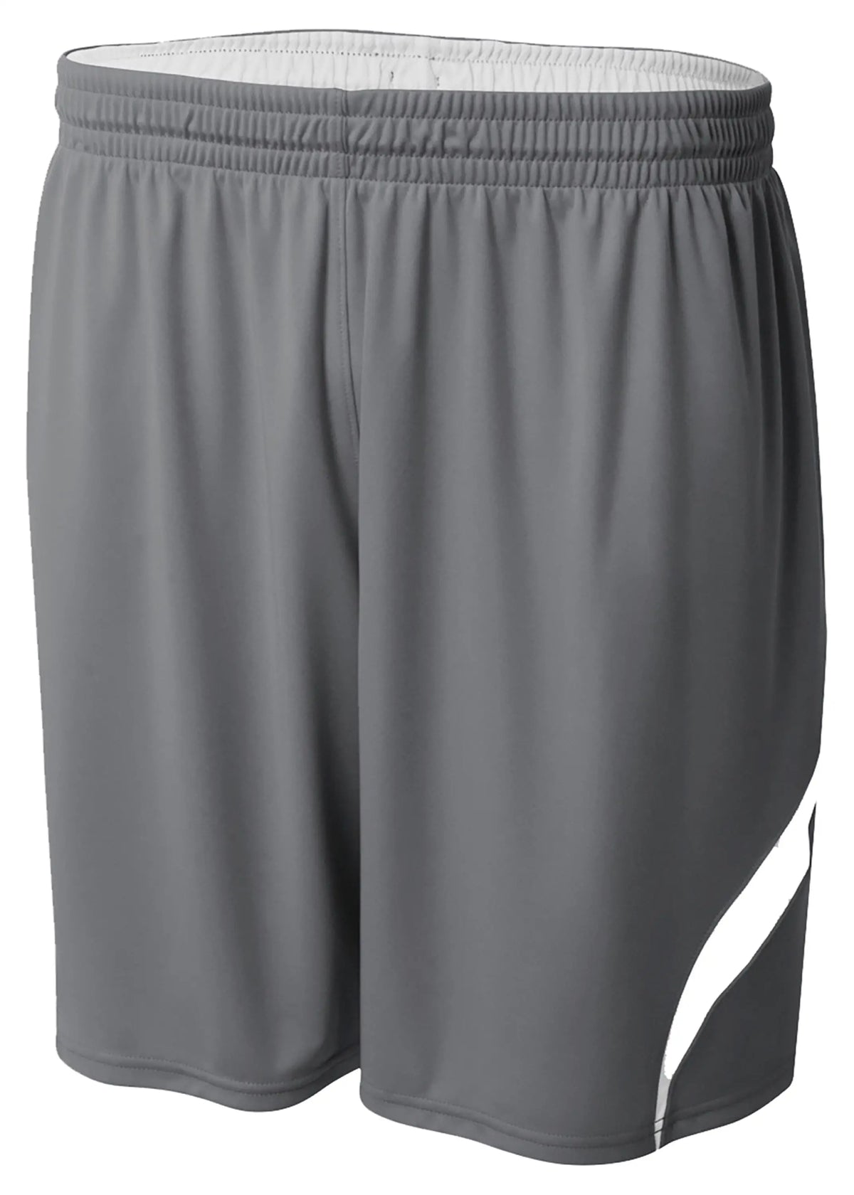 A4 N5389 7’’ Double Reversible Short - Graphite White - Dark Gray / Adult s