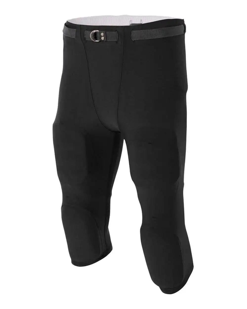 A4 N6181 Men’s Flyless Football Pant (pads not Included) Black