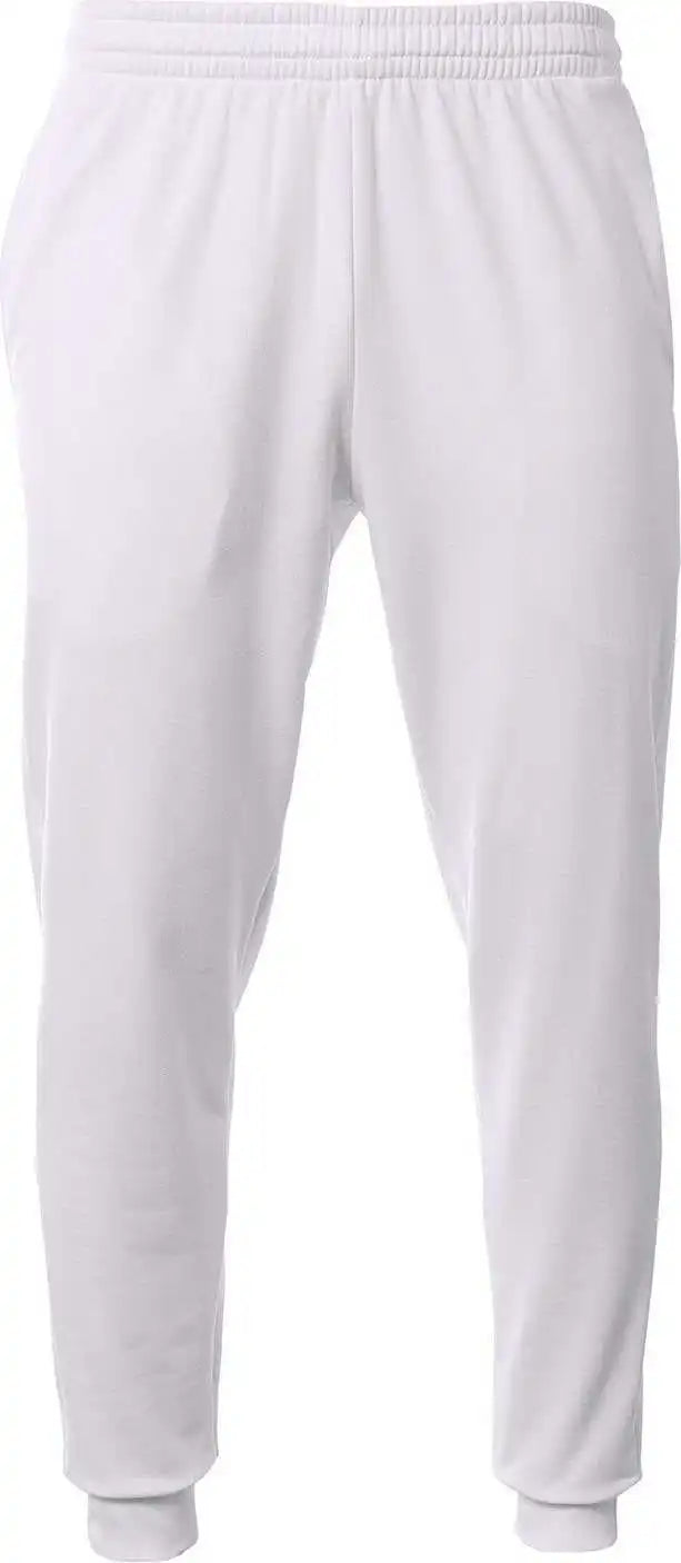 A4 N6213 Men’s Sprint Tech Fleece Jogger - White