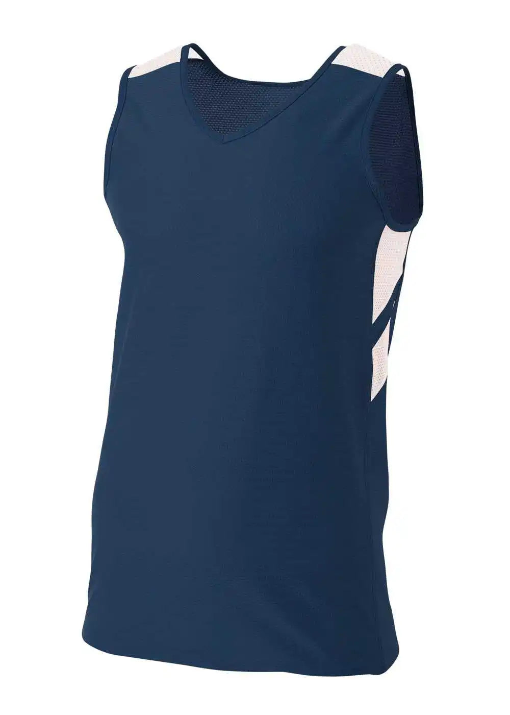 A4 Nb1178 Fast Break Youth Jersey - Navy White