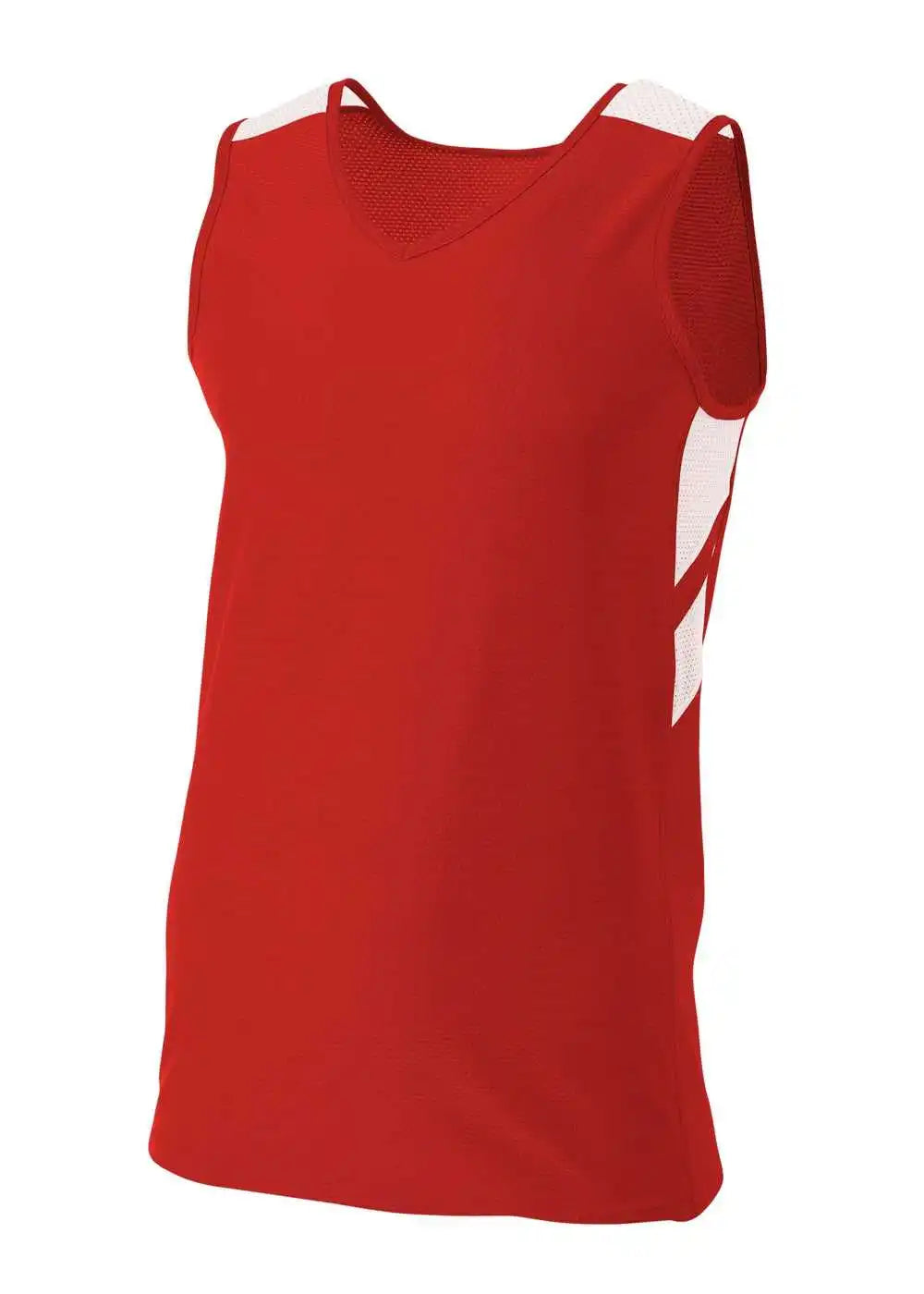 A4 Nb1178 Fast Break Youth Jersey - Scarlet White