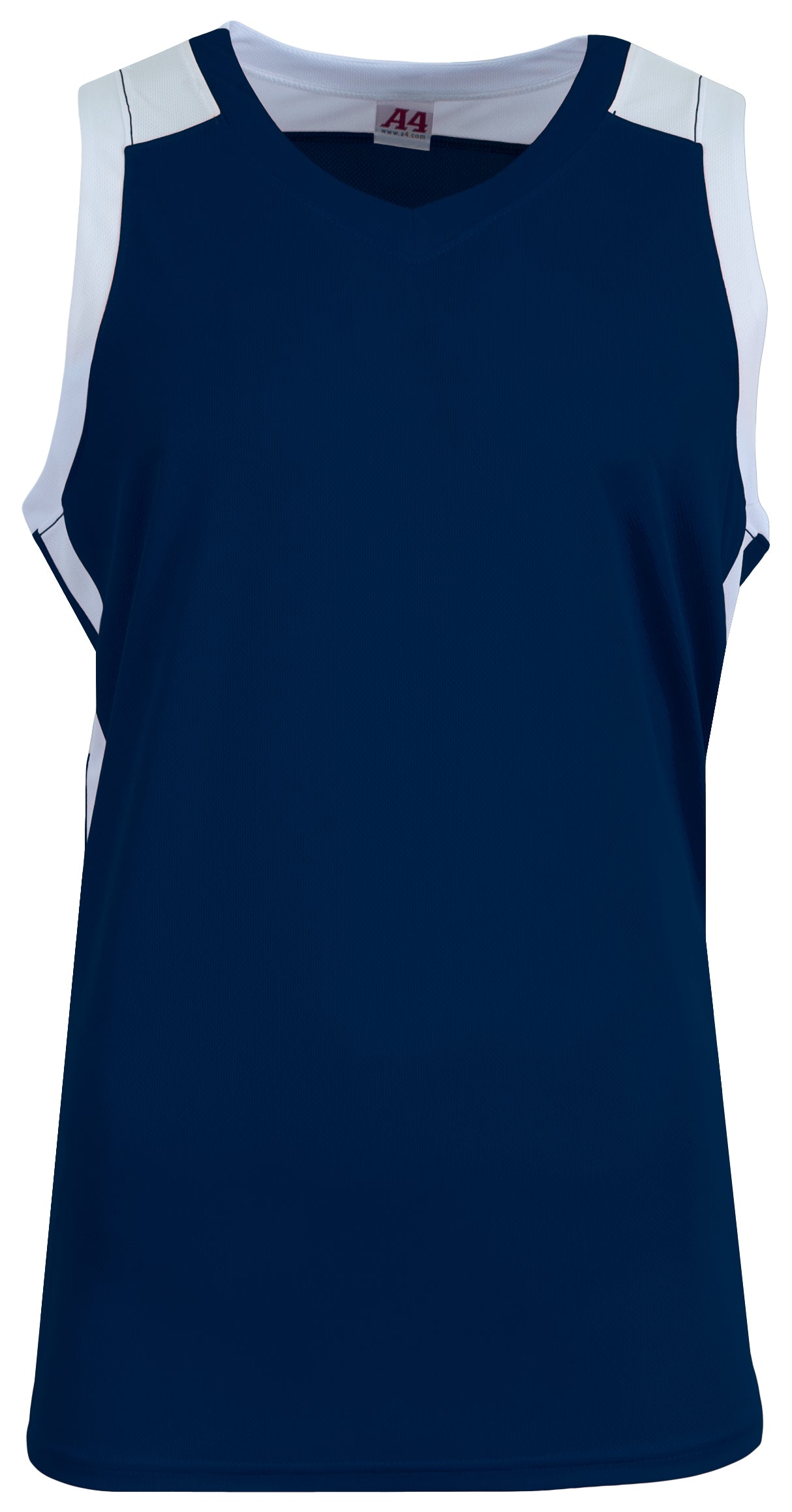 A4 Nb2093 Youth Defender Basketball Jersey - Navy White