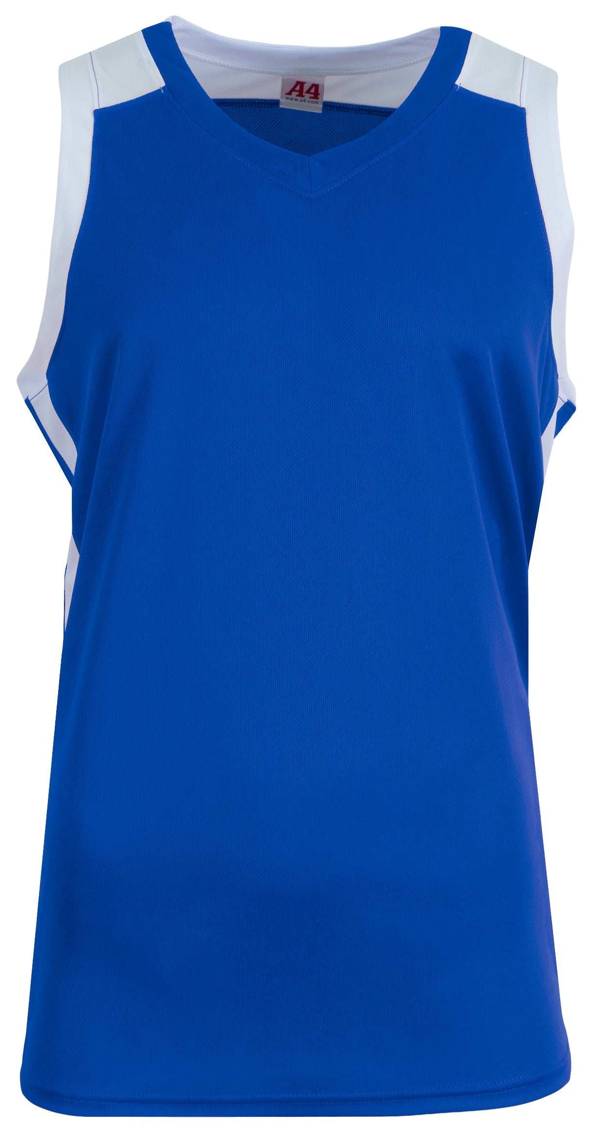 A4 Nb2093 Youth Defender Basketball Jersey - Royal White