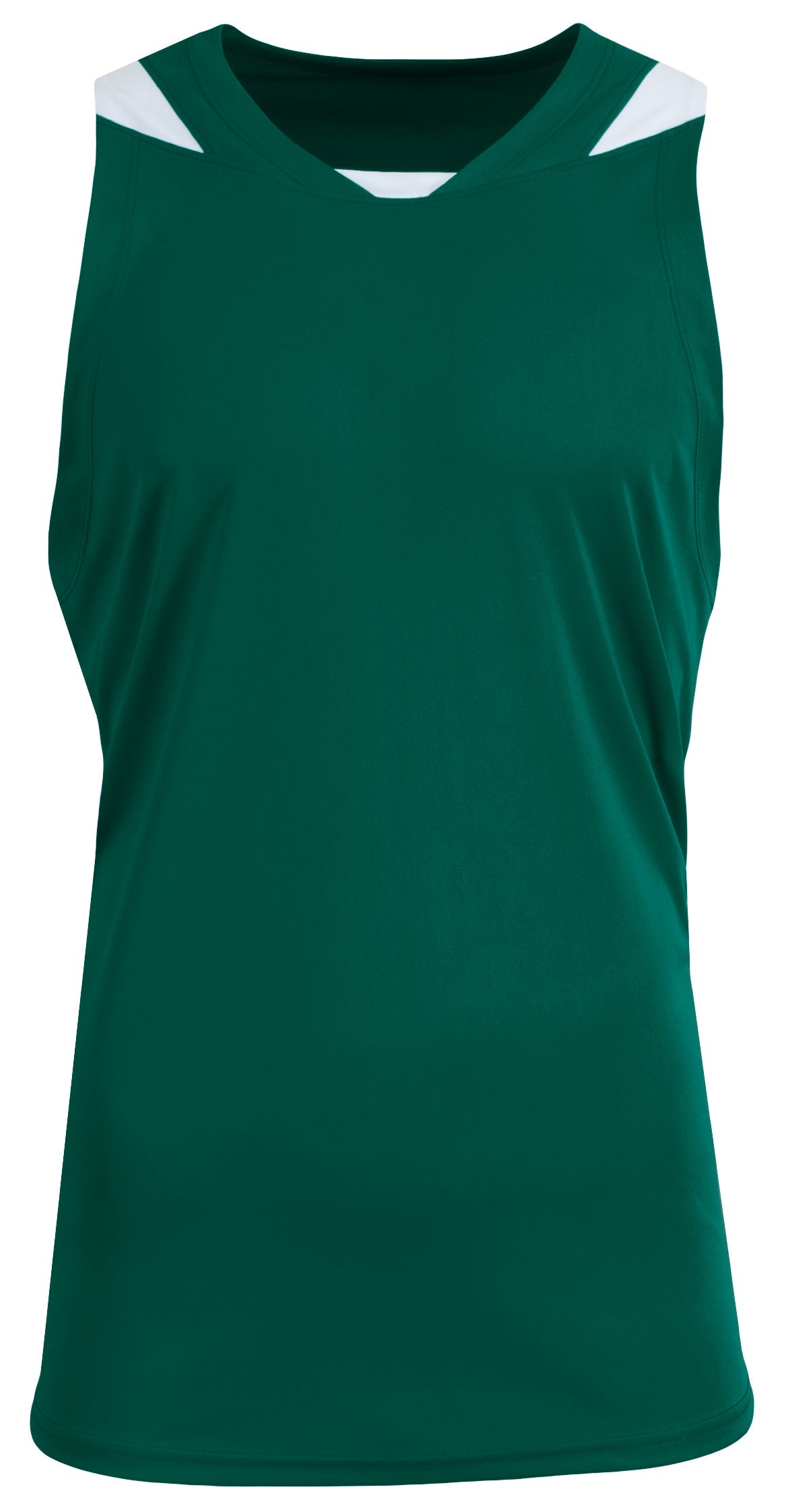 A4 Nb2095 Youth Step Back Basketball Jersey - Forest White - Green-dark / Xs
