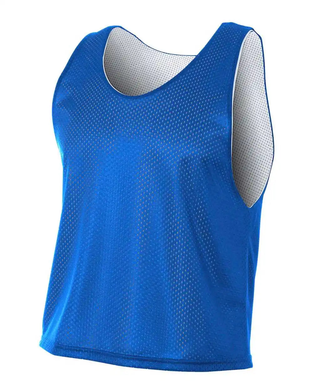A4 Nb2274 Youth Lacrosse Reversible Practice Jersey Royal White