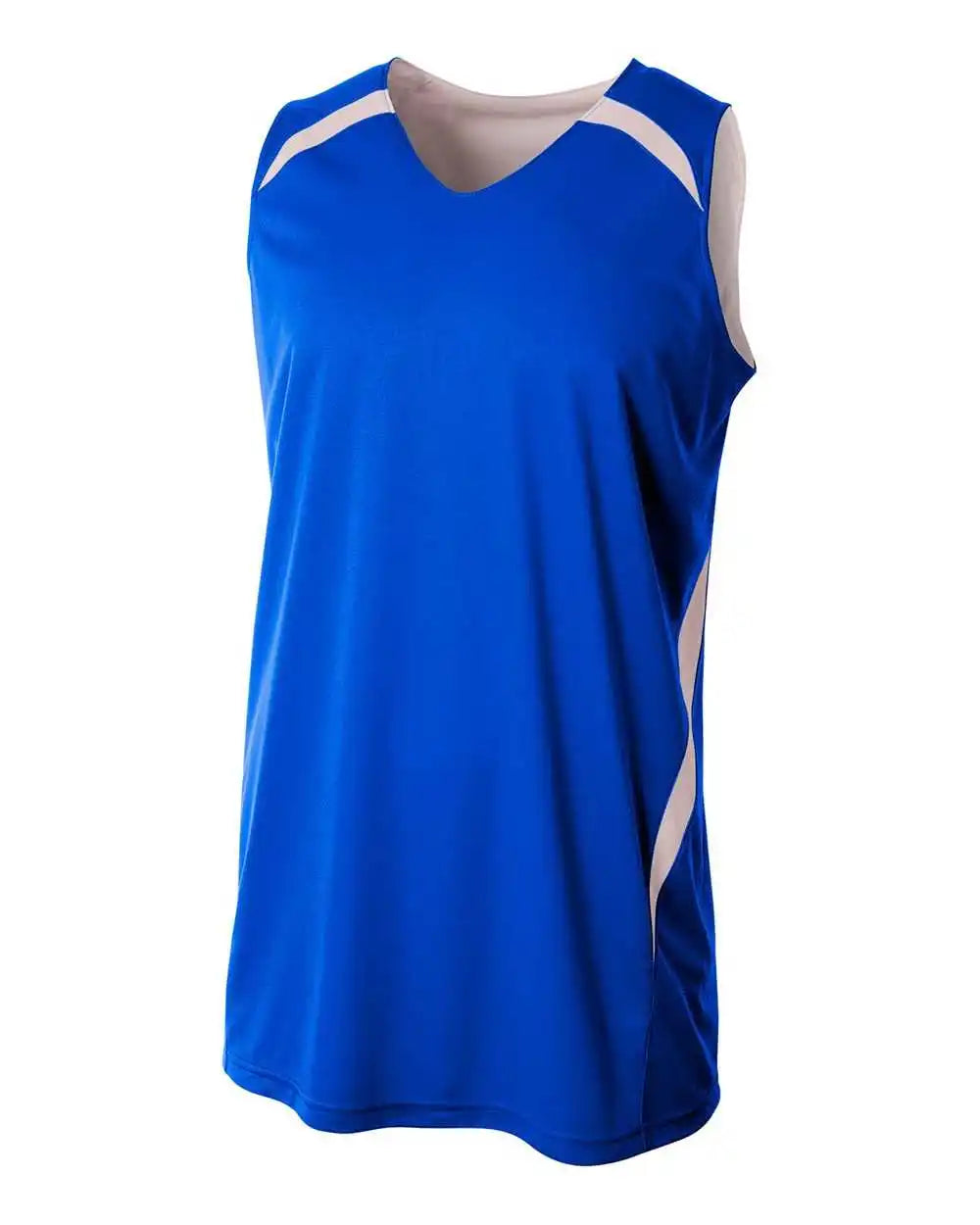 A4 Nb2372 Youth Double Reversible Jersey - Royal White