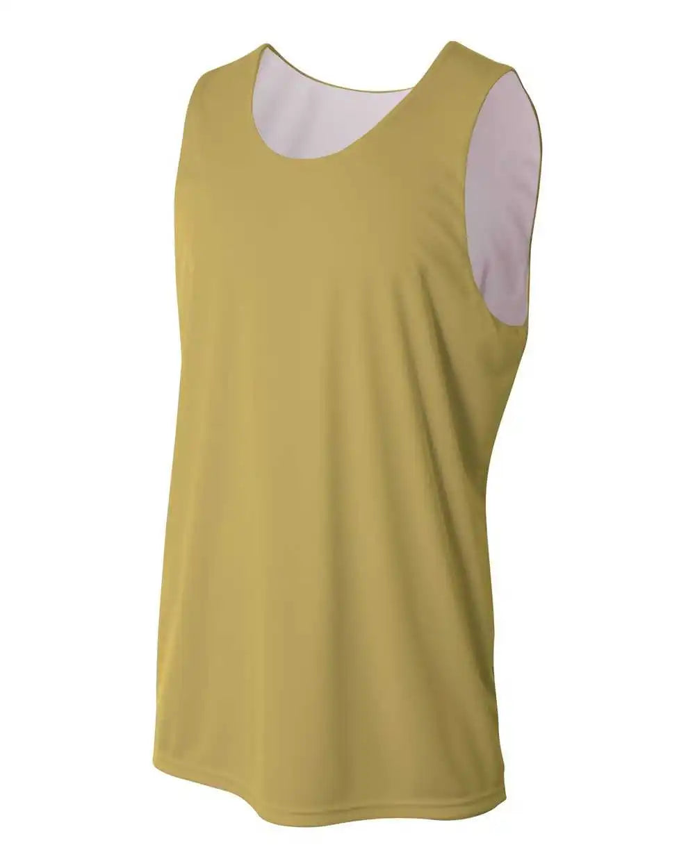 A4 Nb2375 Youth Reversible Jump Jersey - Vegas Gold White