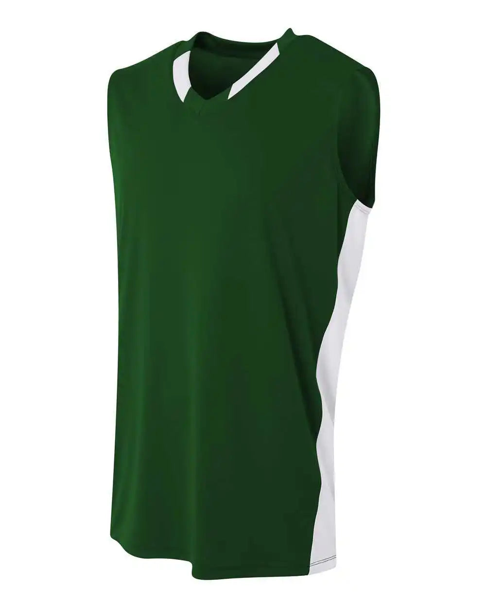 A4 Nb2377 Youth Backcourt Jersey - Forest White