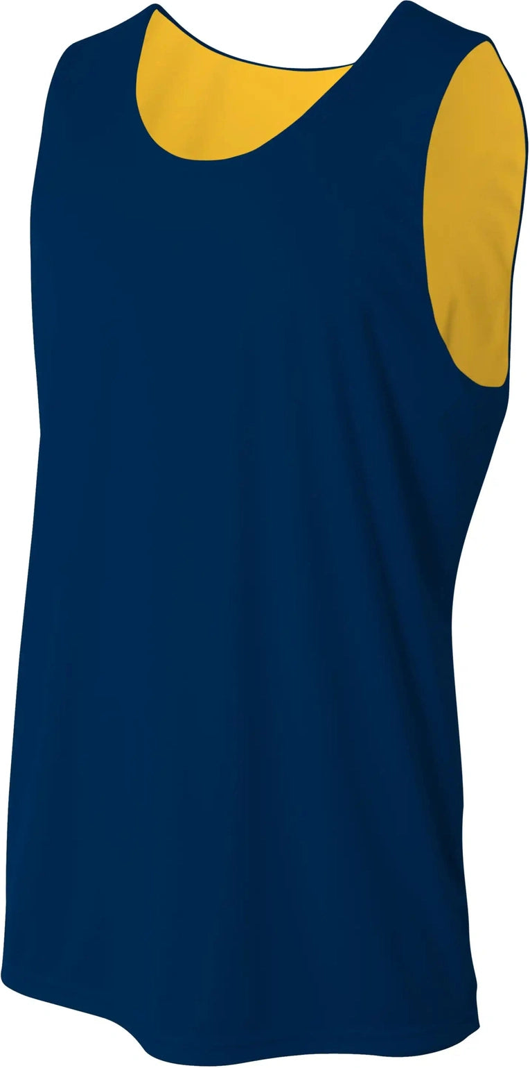 A4 Nb2390 Youth Sprint Jump Reversible Jersey - Navy Gold - Xs