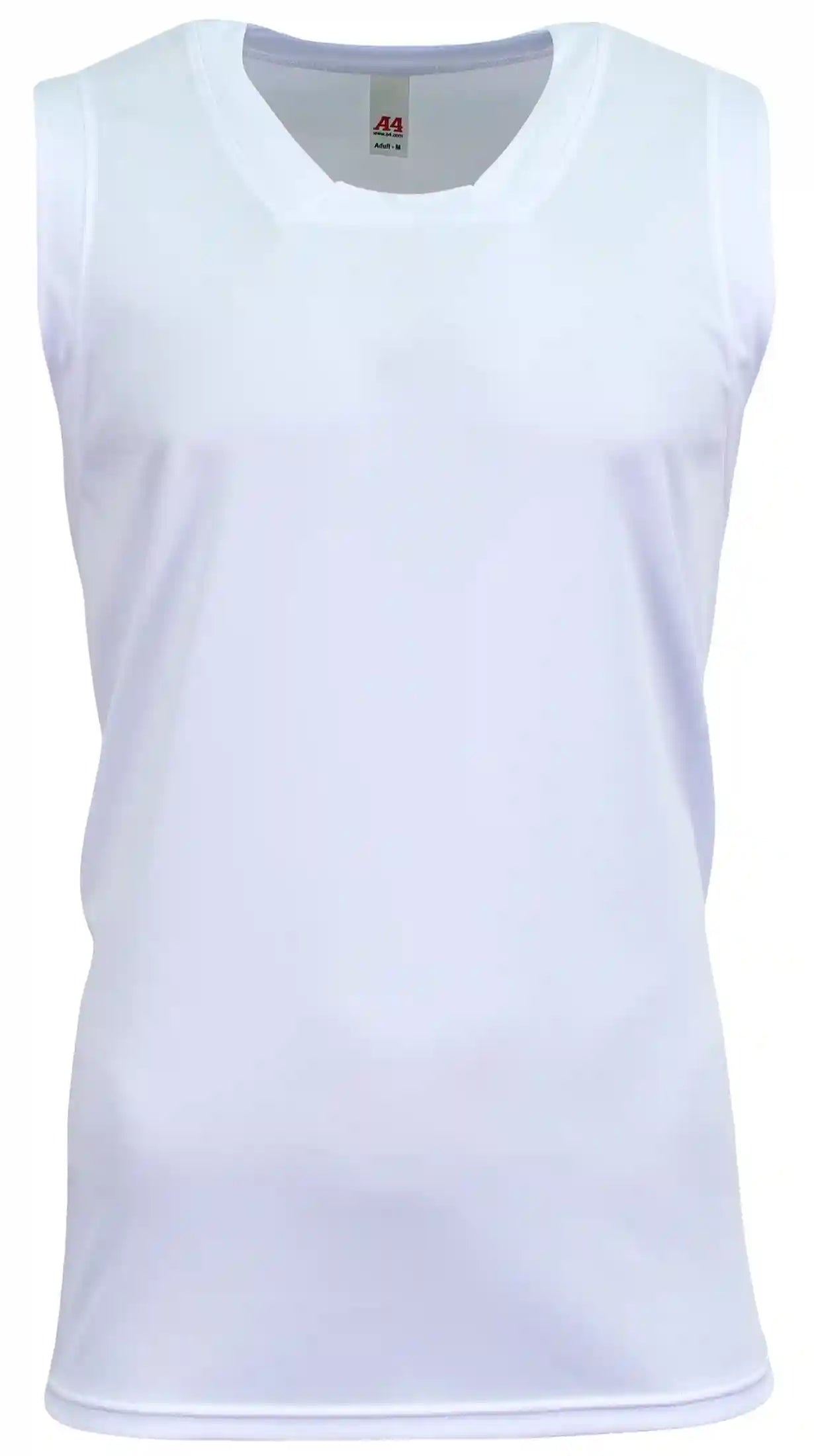 A4 Nb2505 Youth Sprint Single Ply Basketball Jersey - Scarlet White