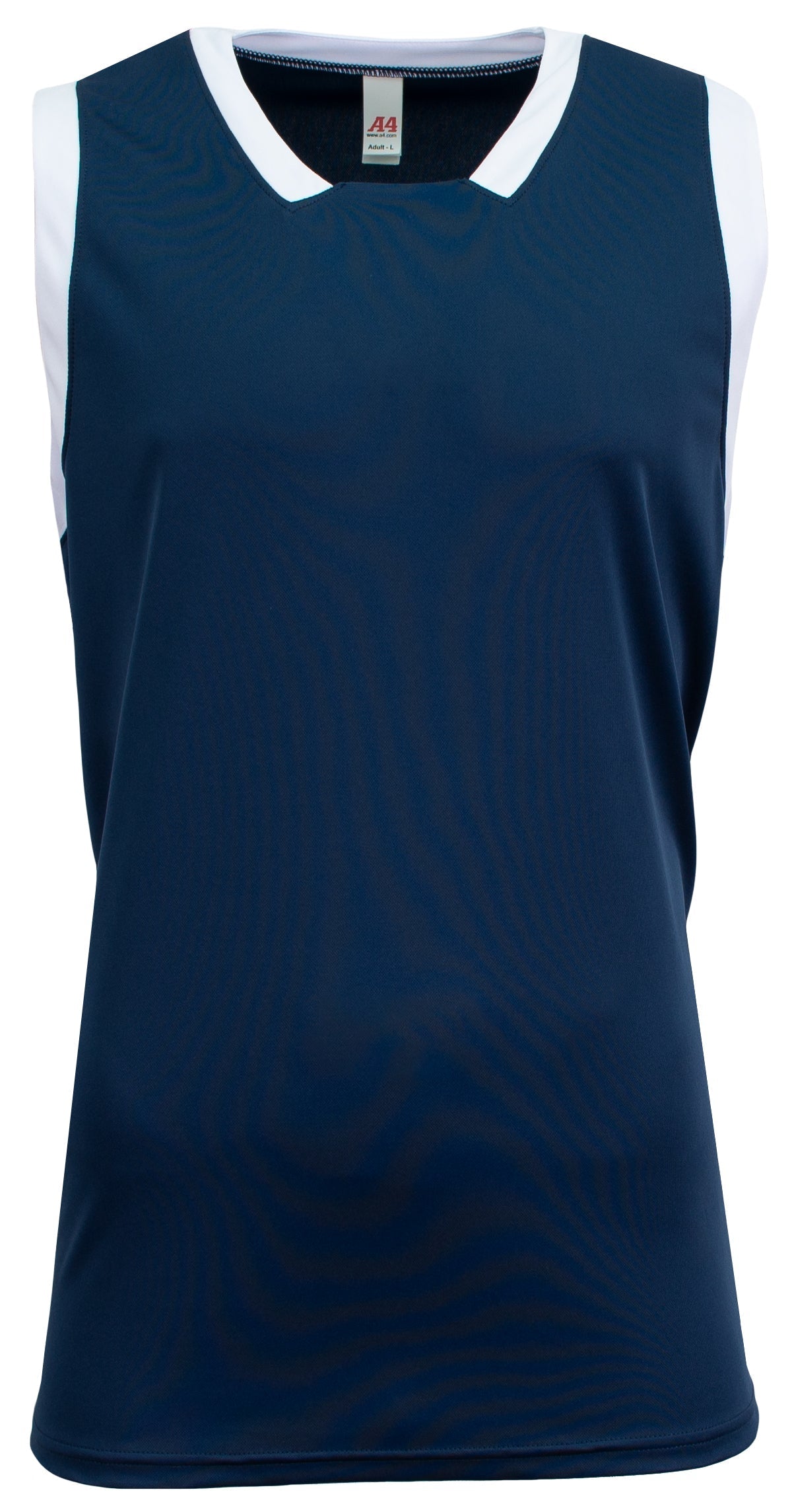 A4 Nb2505 Youth Sprint Single Ply Basketball Jersey - White