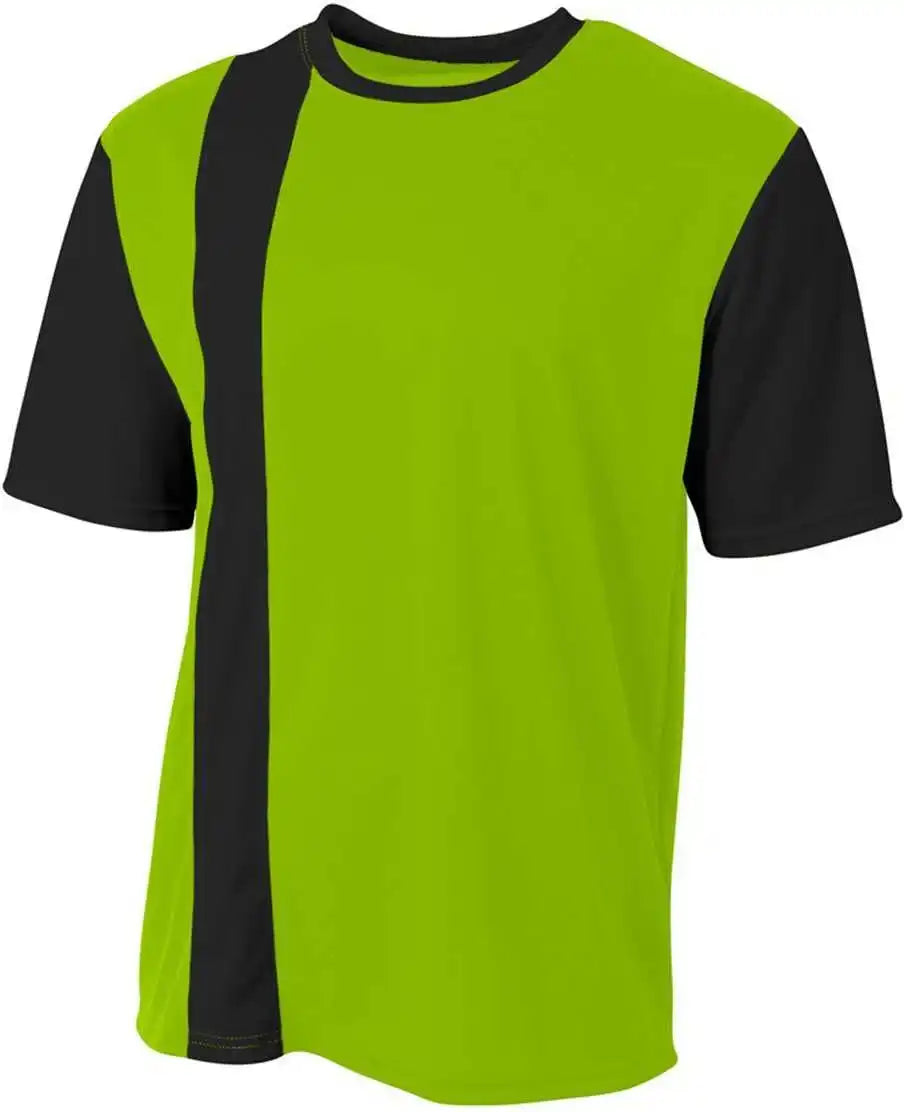 A4 Nb3016 Legend Soccer Jersey Lime Black