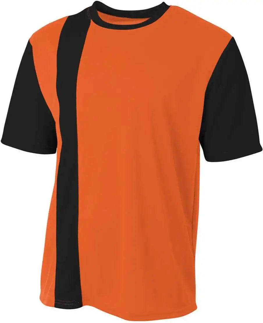 A4 Nb3016 Legend Soccer Jersey - Orange Black