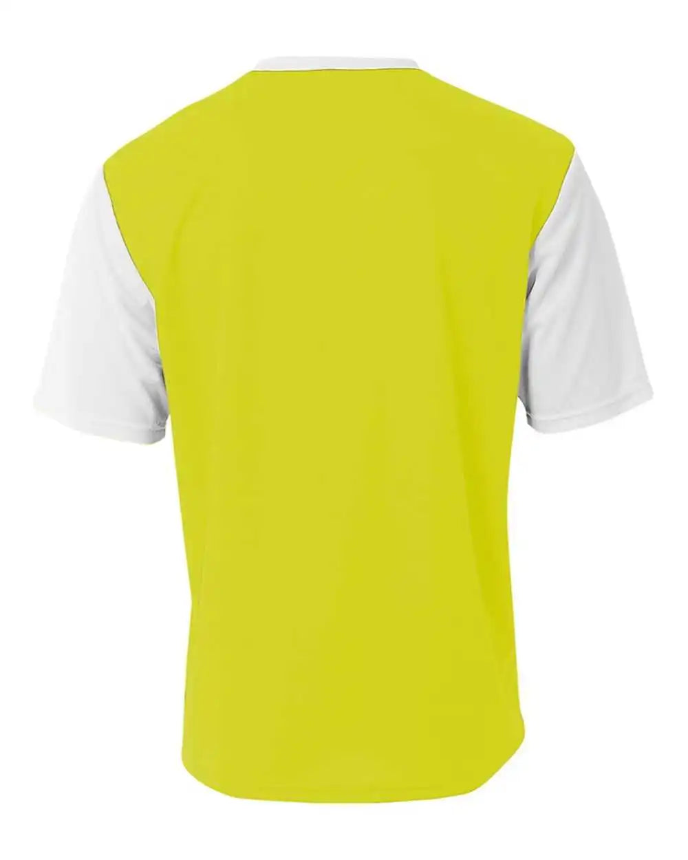 A4 Nb3016 Legend Soccer Jersey - Safety Yellow White