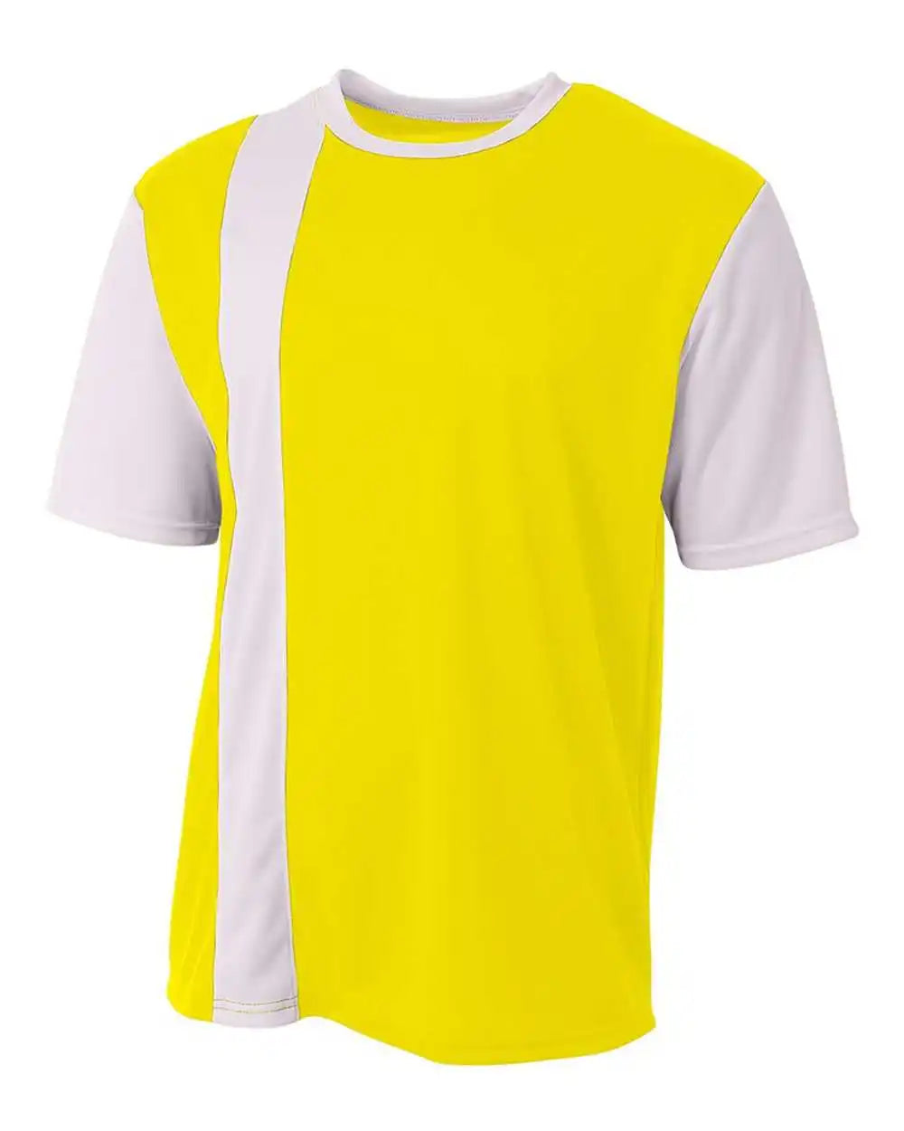 A4 Nb3016 Legend Soccer Jersey - Safety Yellow White